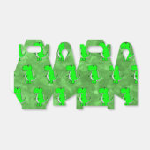 Groene Dino Waterverf Baby shower Bedankdoosjes (Uitgevouwen)