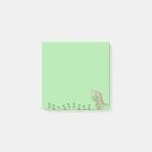 Groene Dinosaur Post-it notities, plakbiljetten Post-it® Notes (Voorkant)