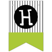 Groene Dinosaur Theme stomp en groene zwarte kamme Vlaggetjes (Tweede vlag)