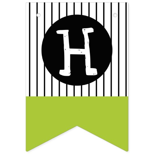 Groene Dinosaur Theme stomp en groene zwarte kamme Vlaggetjes (Tweede vlag)