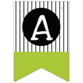 Groene Dinosaur Theme stomp en groene zwarte kamme Vlaggetjes (Derde vlag)