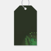 Groene dinosauriërs sterven elke dag met naam en l cadeaulabel (Achterkant)