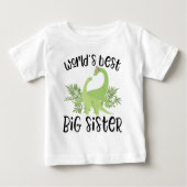 Groene Dinosauriërs Werelds Beste Oudere Zus (Voorkant)
