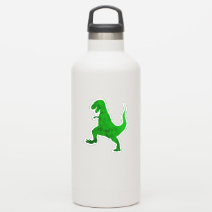 groene dinosaurus gepersonaliseerde jouw naam stic sticker