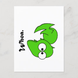 Groene Dinosaurus Pterodactyl of Dragon Whoa Carto Briefkaart