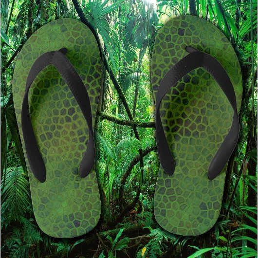 Groene Dinosaurus Verberg Paar Teenslippers
