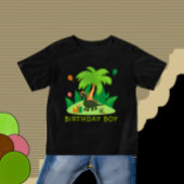 Groene dinosaurus voor verjaardagsfeestje