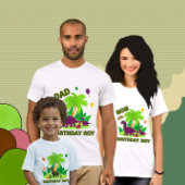 Groene dinosaurus voor verjaardagsfeestje romper