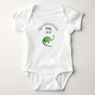 groene dinosaurusquarantaine, baby, geboren in 202 romper