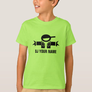  groene DJ t shirt voor kinderen