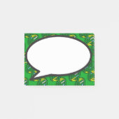 Groene DNA-spraakballon Medische Wetenschap Post-it® Notes (Voorkant)