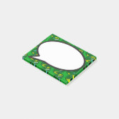 Groene DNA-spraakballon Medische Wetenschap Post-it® Notes (Schuin)