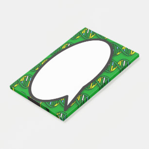 Groene DNA-spraakballon Medische Wetenschap Post-it® Notes