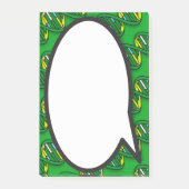 Groene DNA-spraakballon Medische Wetenschap Post-it® Notes (Voorkant)