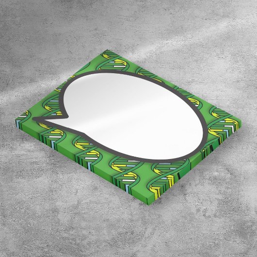 Groene DNA-spraakwolk Medische Wetenschap Post-it® Notes