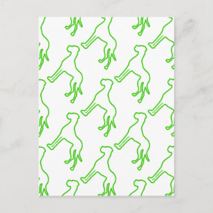 Groene Dog Briefkaart