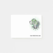 Groene Dogues de Bordeaux Post-it® Notes (Voorkant)