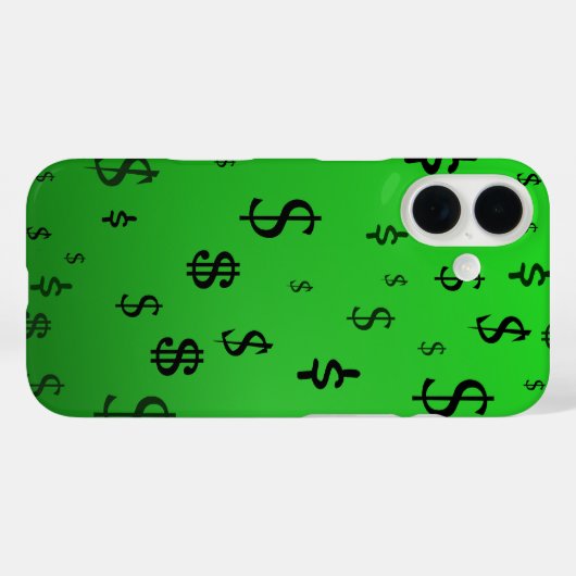Groene dollak Case-Mate iPhone case (Achterkant (horizontaal))