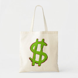 Groene dollak tote bag