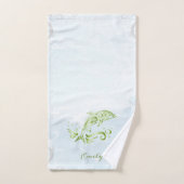 Groene Dolphin Personalized Bath Towel Set Bad Handdoek (Handdoek)