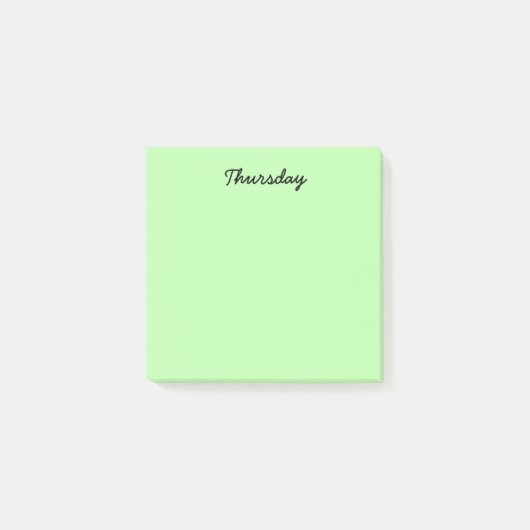 Groene donderdag post-it® notes (Voorkant)