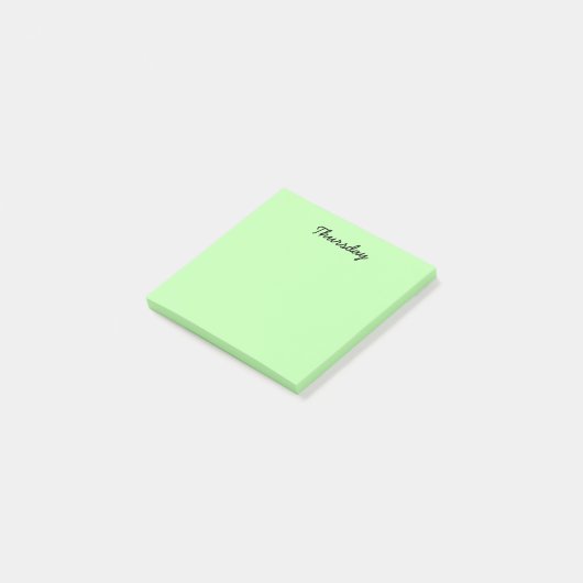 Groene donderdag post-it® notes (Schuin)
