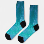 Groene donkere Stormen wolken Sokken (Links)