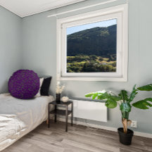 Groene donkergroene paarse patroonbladeren