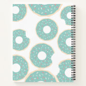 Groene Donut Baby shower Sprinkle Notitieboek (Achterkant)