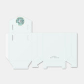 Groene Donut Bedankt een Hole Bunch Bedankdoosjes (Uitgevouwen)