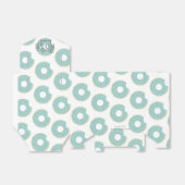 Groene Donut dank u Baby shower cadeau Bedankdoosjes (Uitgevouwen)