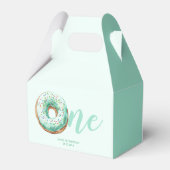 Groene Donut Verjaardag Bedankdoosjes (Achterkant)