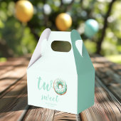 Groene Donut Verjaardag Bedankdoosjes