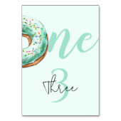 Groene Donut Verjaardag Kaart (Achterkant)