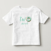 Groene Donut Verjaardag Kinder Shirts (Voorkant)