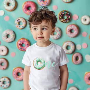 Groene Donut Verjaardag Kinder Shirts