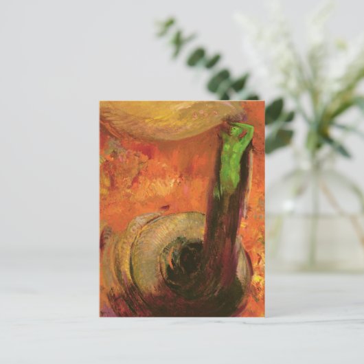 Groene Dood Briefkaart (Staand voorkant)