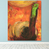 Groene Dood Canvas Afdruk (Insitu (Houten vloer))