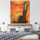 Groene Dood Canvas Afdruk (Insitu (Slaapkamer))