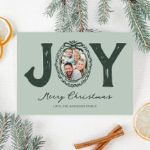 Groene Doodle Vreugde Foto Kerstmis