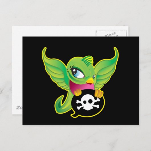 Groene doorbraak briefkaart (Voorkant / Achterkant)