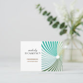 Groene draai visitekaartje (Staand voorkant)