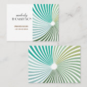 Groene draai visitekaartje (Voorkant / Achterkant)