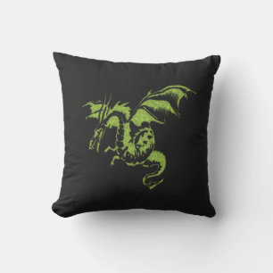 Groene Draak Buitenkussen