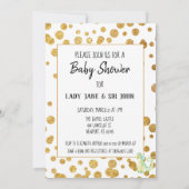 *~* Groene Draak - de Uitnodiging van het Baby sho (Achterkant)