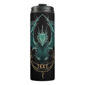  groene draak elegantie thermosbeker (Voorkant)