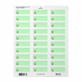 Groene draak etiket (Full Sheet)