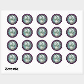 Groene Draak Gothische Fantasy Kunst Stickers (Vel)