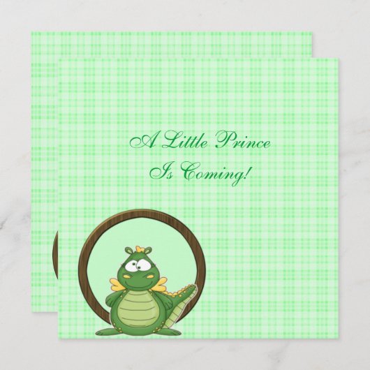 Groene draak kaart (Voorkant / Achterkant)