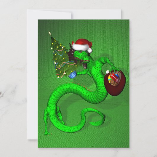 Groene draak kaart (Voorkant)